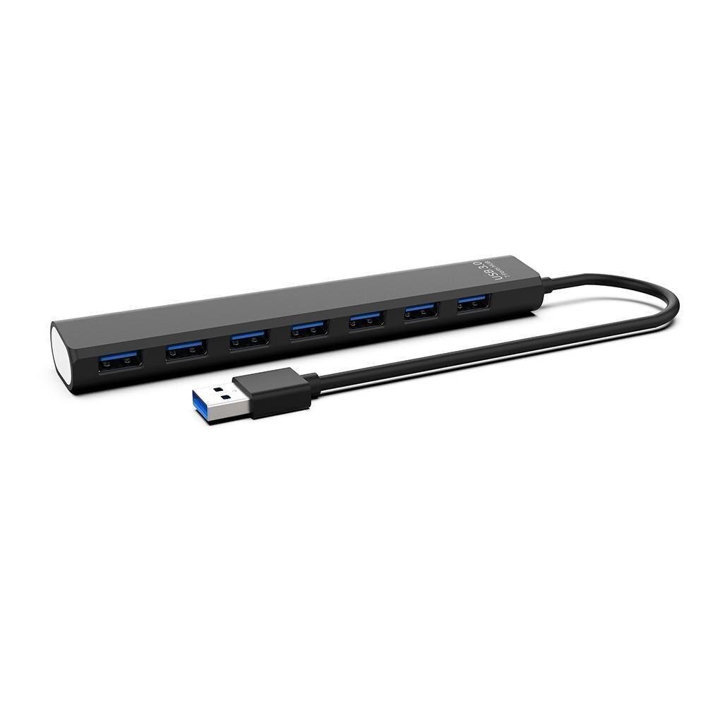 USB 3.0 Hub High Speed 7 Ports Splitter with Independent Switch Expansion Hub