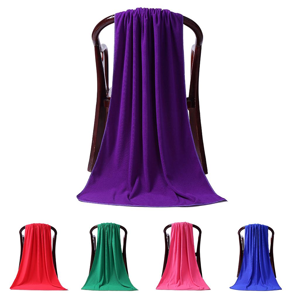 80 x 180cm Large Absorbent Microfiber Drying Beach Swim Sport Bath Towel Sheet Home Textile