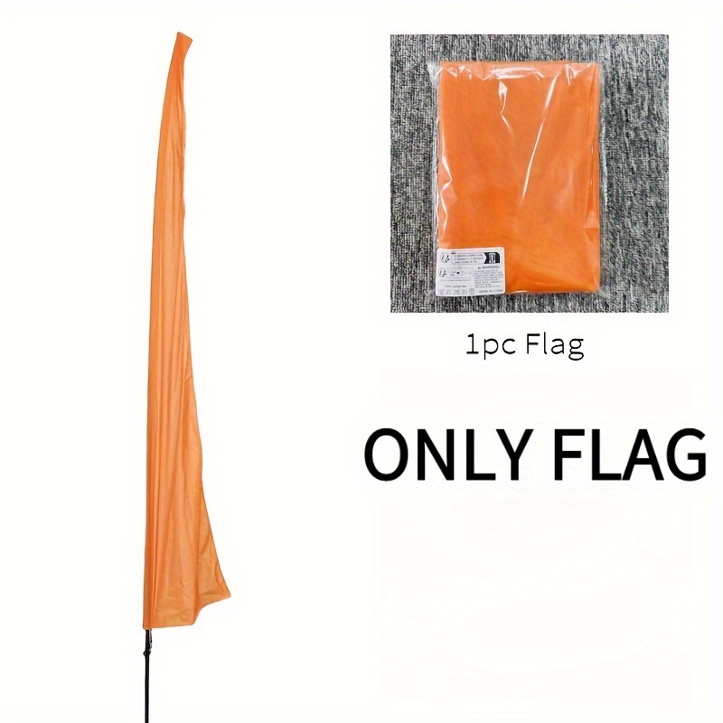 1pc Balinese Tropical Wedding Flag - Large 114x26inch Decoration, No Flagpole, Single-Sided - Events, Poolside, Garden, Parties: Orange