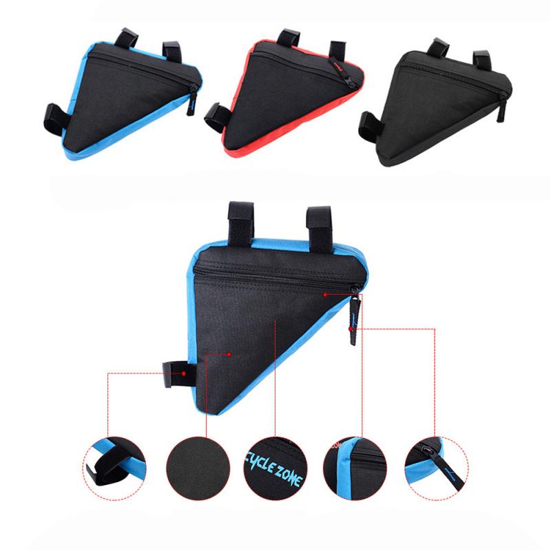 Snelweg Fiets Voorframe Driehoek Tas Fietsen Beam Pakket Bike Tube Pouch Holder Zadel Fietstassen Toolkit