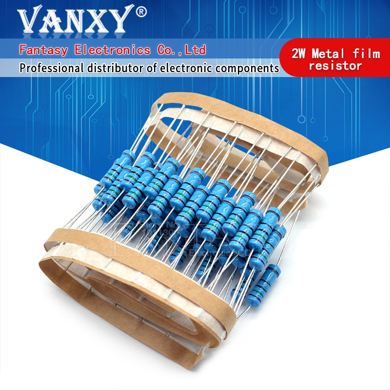 20pcs 100K ohm 2W Metal film resistor