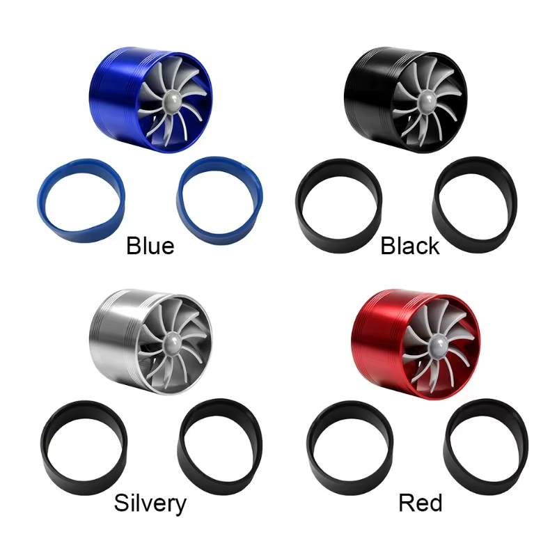 Einseitige Auto Lufteinlass Turbo Gas Heizöl Sparer Fan Turbo Kompressor Turbine Motor- Turbolader Energie Modifiziertes Zubehör