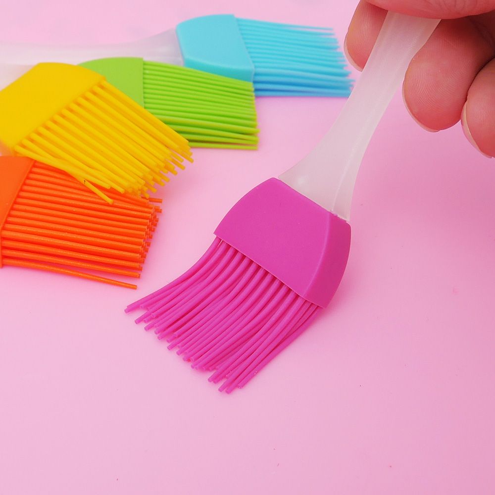 1pc ustensiles de cuisson en silicone, pinceaux de cuisson pour pain, huile de pâtisserie, pinceau à badigeonner pour barbecue, outils de pâtisserie, 5 couleurs
