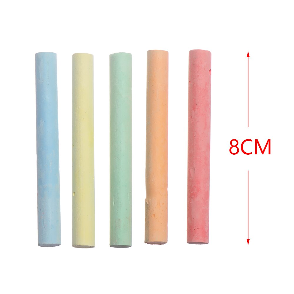 100 stk/eske fantastiske kritt i blandede farger tegning skrivekritt pinner låve skole tavle tegning skrive kritt merke penn verktøy