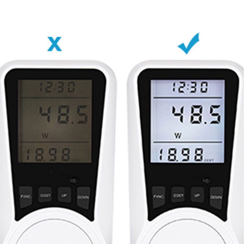 Digitale Wattmeter Ac Power Meter 220V Lcd Watt Energy Meter Power Monitor Fr Us Uk Au Br Meten Outlet power Analyzer