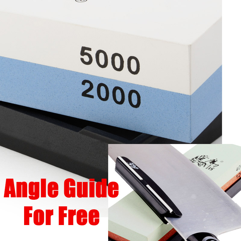 TAIDEA 600 1000 3000 8000 knife grinder angle double Side Knife Sharpener Sharpening Stone Whetstone angle guide: 20005000
