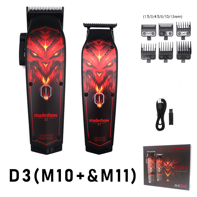 Madeshow D3 Hair Cutter Oil Head Hair Clipper Titanium Plated Ceramic Blade 7000rpm Hair Salon Trimmer M10 M11