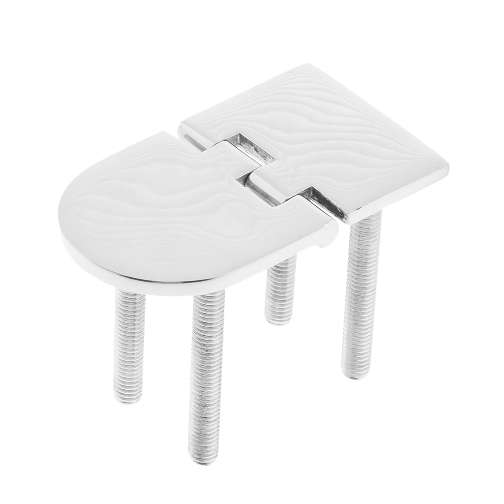 70x40 mm Boat Door Hinge Hatch Flush Mount 316 Stainless Steel Concealed Hinge For Yacht Marine RV Camper Window Gate Cabinet