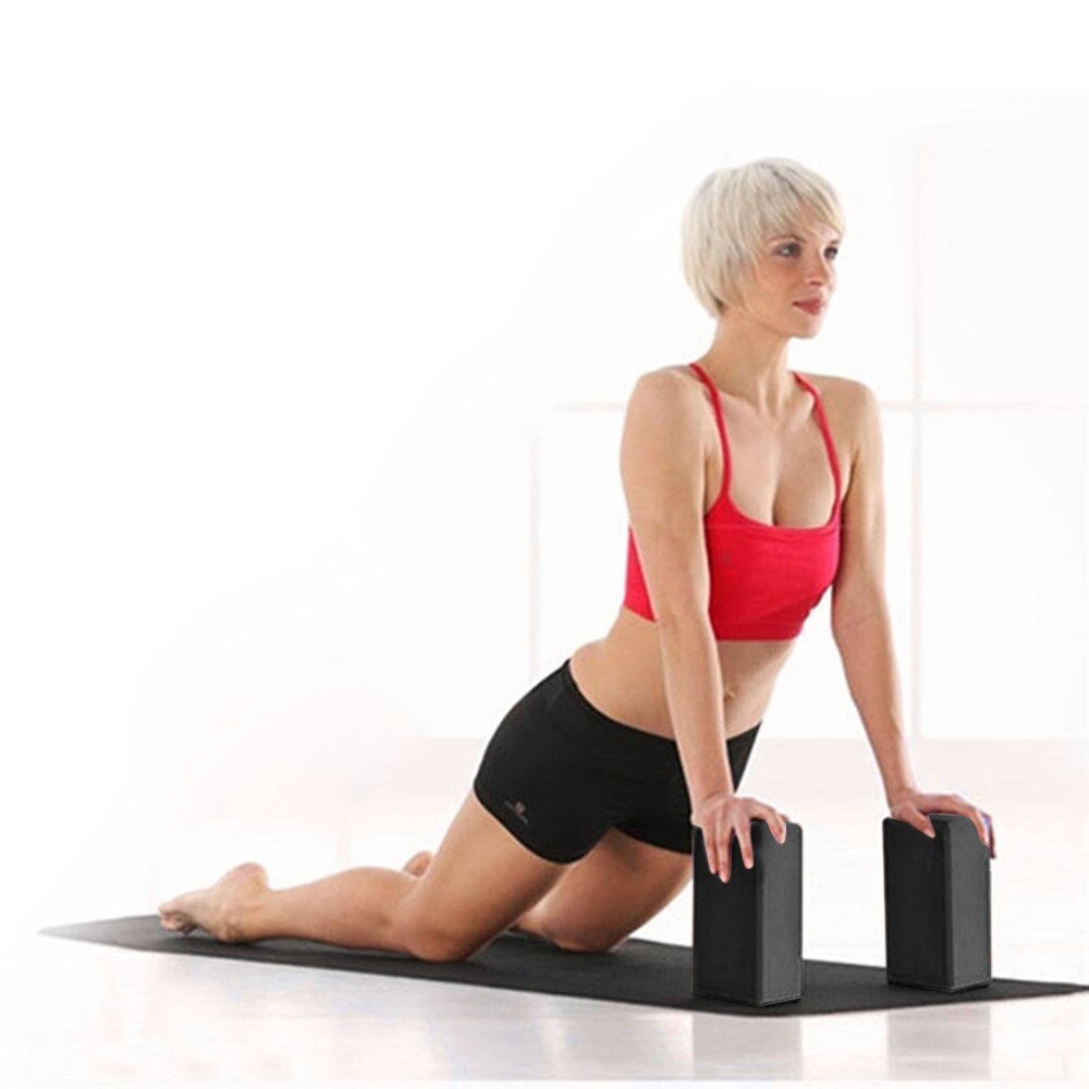 Yoga skum murstein trening trening fitness sett verktøy eva yoga bolster pute pute stretching kropp forme sunn trening