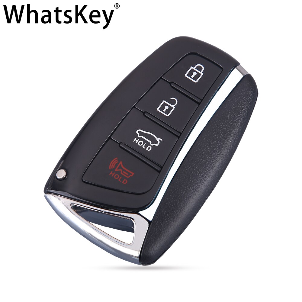 Whatskey 4 Knoppen Auto Sleutel Shell Cover Voor Hyundai IX45 Santa Fe Remote Key Case