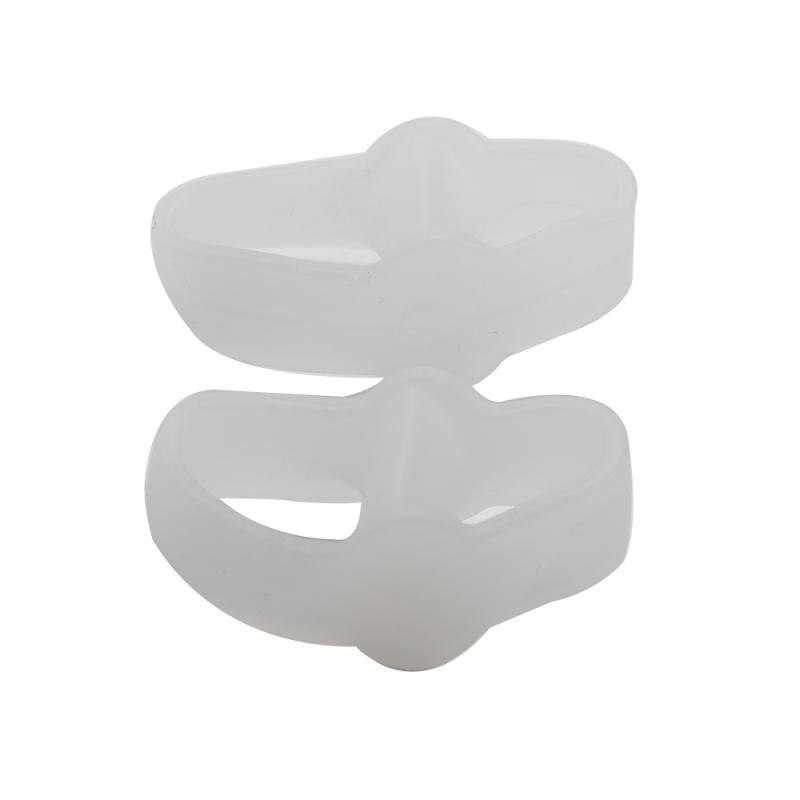 Teen Dubbele Ring Teen Separator Zachte Siliconen Voet Pad Voetverzorging Tool Veilig En Comfortabel Hallux Valgus Pain Relief Orthese