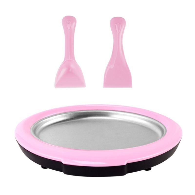 Gefrituurde yoghurtmachine zomerhuishouden ijsrollen bereiden ijsmachine diy ijs teppanyaki plaat ijstapijt: Default Title