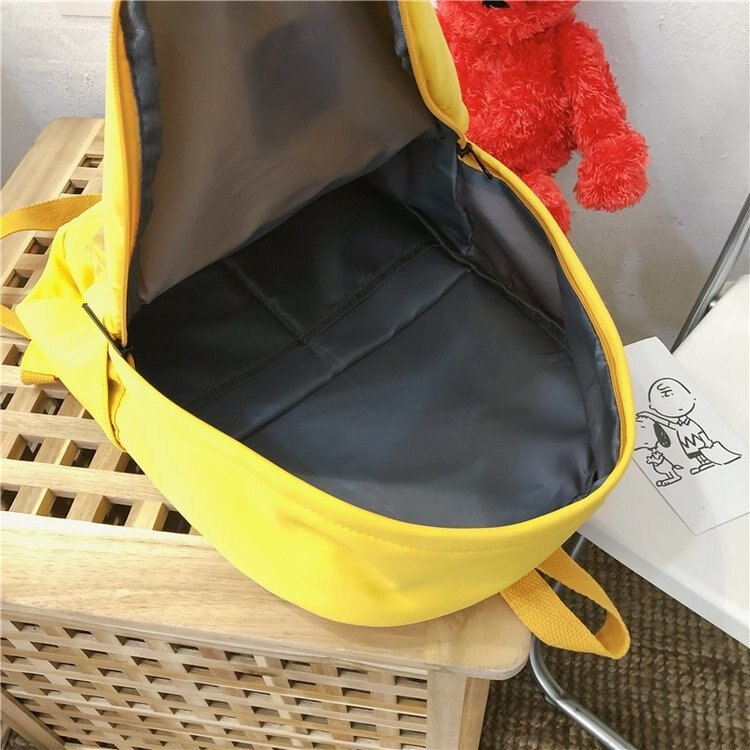 Qiaoduo afslappet klar vandtæt kvinders rygsæk harajuku nylon rejsetasker sød lille and studerende rygsæk teen piger