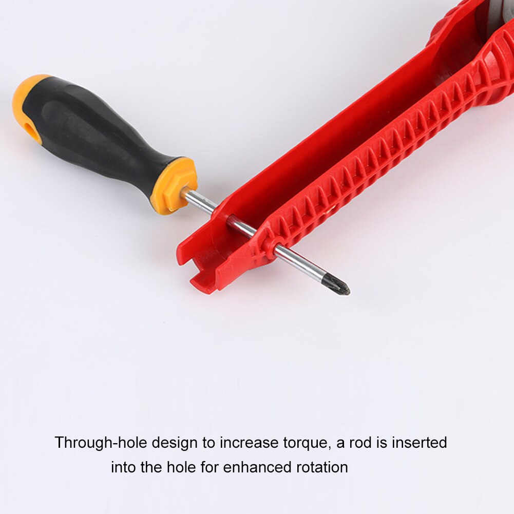 Wrench 8 In 1 Faucet And Sink Installer Double Head Water Pipe Spanner Multi-purpose Wrench Plumbing Toilet Bath Tool