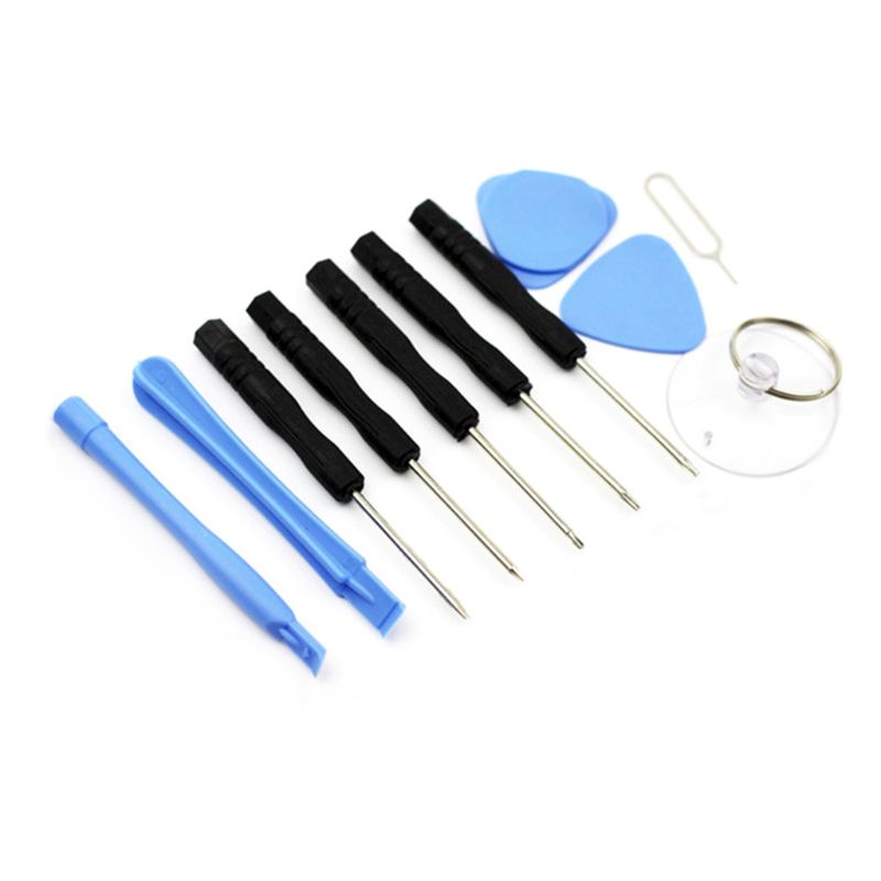 11 In 1 Opening Gereedschap Demonteren Kit Voor Iphone 4 4S 5 5S 6 6S Smart mobiele Telefoon Reparatie Tools Kit Schroevendraaier Set: Default Title