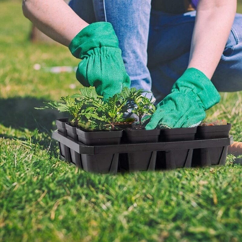 AA99 -4 tace i 50 taca robić sadzonek s-12-jednostka ogród robić przechowywania wody sadzonka i taca robić sadzonek, pojemnik robić rozmnażania roślin