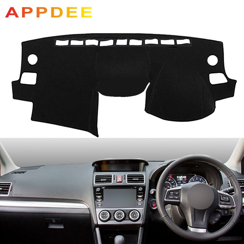 APPDEE Voor Subaru Impreza/XV/WRX 4th GEN Forester SJ Dash Mat dashboard Cover Rechts Zonnescherm Tapijt