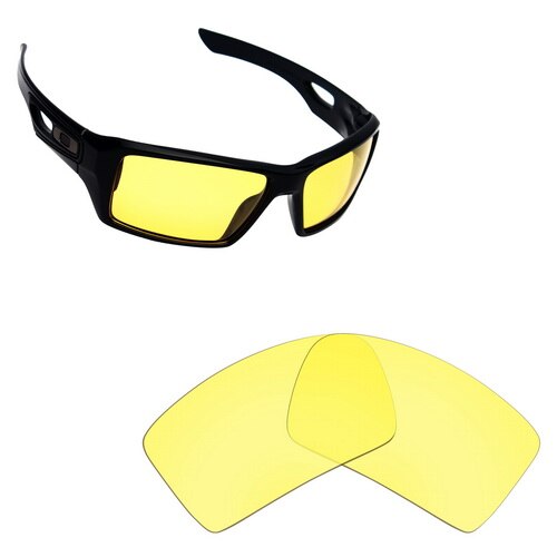ToughAsNails Polarized Replacement Lenses for Oakley Eyepatch 2 Frame - Varieties: Clear Yellow