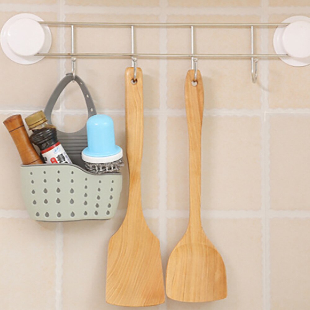 Keuken Spons Afvoer Houder PP + rubber Wc Zeep Plank Organisator Spons Opbergrek Mand Wassen Doek Gereedschap Opslag Ondersteuning