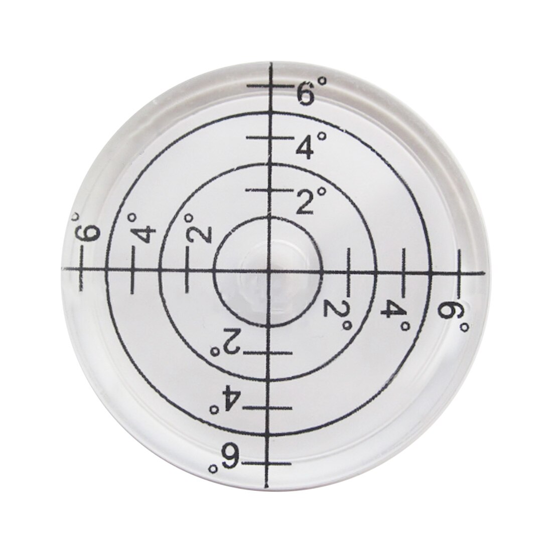 Universel runde 32*7mm vaterpas boble mini bullseye niveau boble til stativ møbler ramme måling instrument værktøj: Hvid