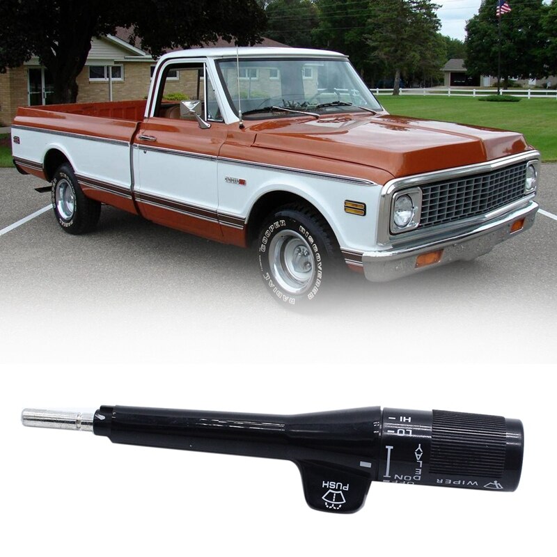 Turn Signal Delay Wiper Lever Switch Turn Signal Lever Switch Black for GM Olds Pickup Truck Car 22510144