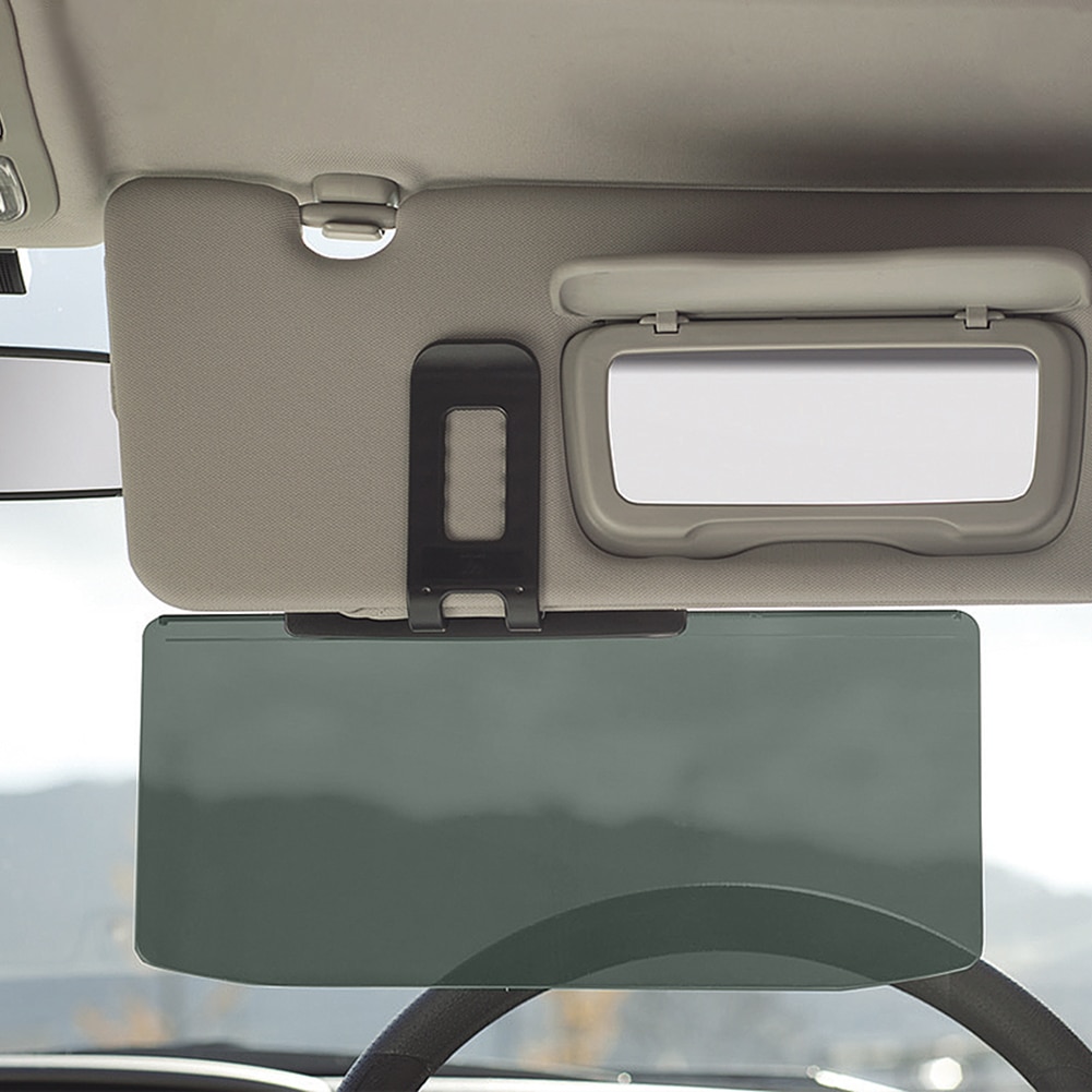 1Pcs Auto Zonneklep Anti Shading Spiegel Auto Anti-Glare Clip-Op Schild Zonneschermen Rijden Spiegel Clear view Veiliger Vision