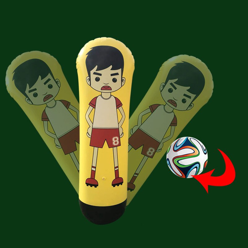 Training Inflatable Column 1.6m Inflatable Football Training Goal Keeper Colu... – Grandado