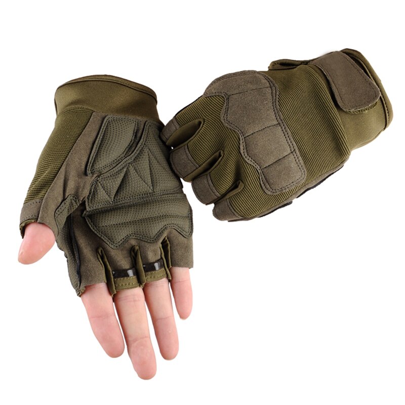 Camouflage Glove Sports Fitness WeightLifting Gloves Men And Women Training Sports Gym Gloves Wrist Support Glove: Army Green / XL