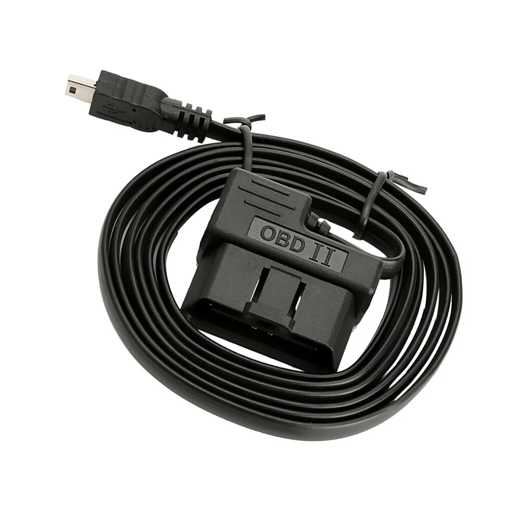 16-Pins Obd Ii 2 Kabel Diagnostic Uitbreiding Adapter Naar Mini Usb Kabel 180Cm