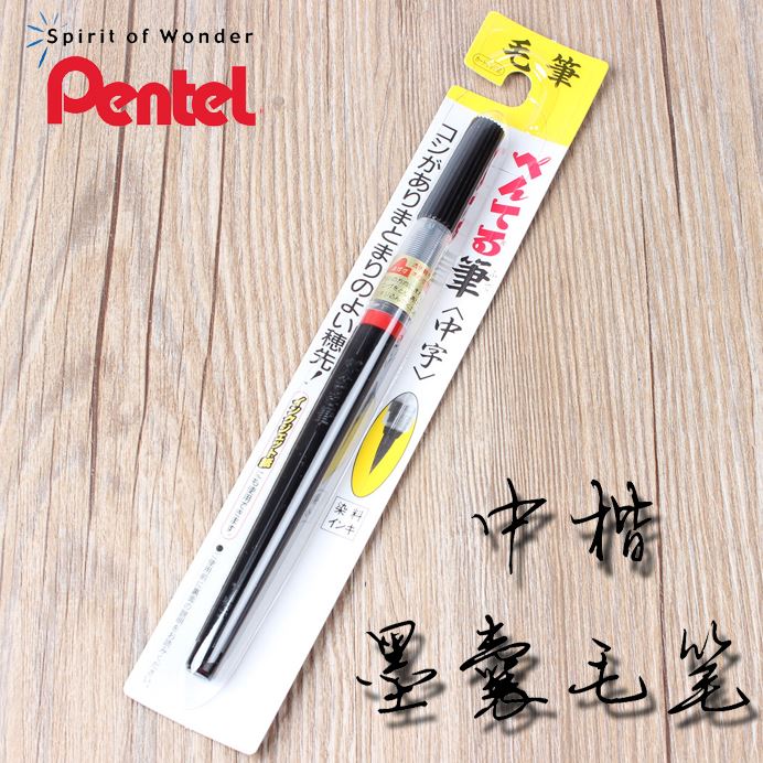 Pentel Brush Pen Refillable Portable Painting Calligraphy XFL2 Japan: Medium