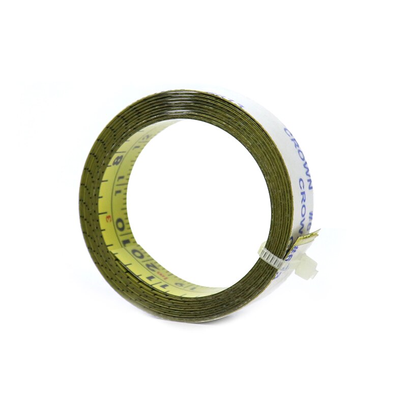 1-5M Metric &amp; Inch Miter Track Tape Measure Self-Adhesive Steel Ruler Measuring Tape For T-track Router Table Woodworking Tools