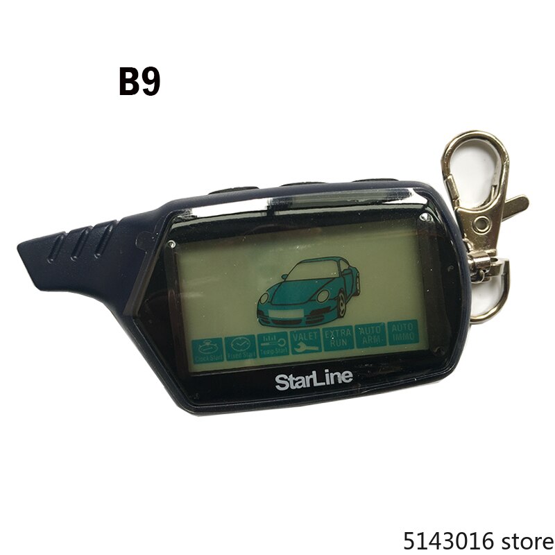 Starline A91 dos vías LCD Control remoto llavero cadena llavero ruso vehículo seguridad sistema de alarma de coche de dos vías Starline a91