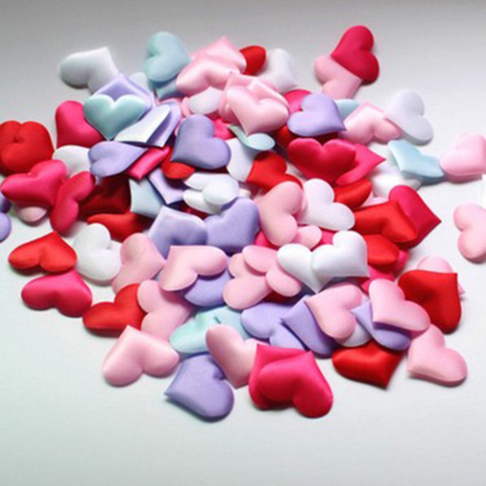 100 stuks 3d bloemen spons zoete liefde hart gooien rozenblaadjes bruiloft feest romantische tafeldecoratie bruiloft feest benodigdheden