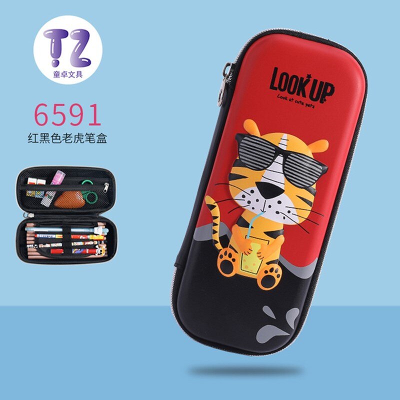 Kawaii Grote Capaciteit Eva School Cartoon Potlood Gevallen Creatieve Leuke Student Pen Zak Doos Pouch Kantoorbenodigdheden Briefpapier