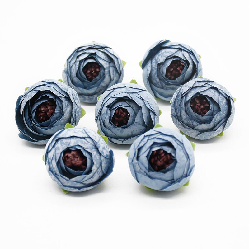 100 sztuk sztuczne kwiaty jedwabny pąki herbaty róże akcesoria robić dekoracji domu Diy broszka ślubna Scrapbooking nakrycia głowy kwiat na nadgarstek