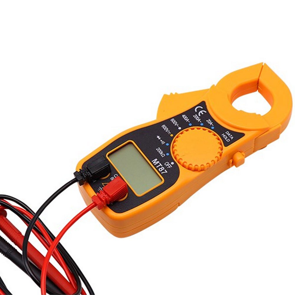 Digital Clamp Meter Multimeter Voltmeter ST209 DC AC Voltage Current LCD Display Range Capacitance Resistance Frequency Tester
