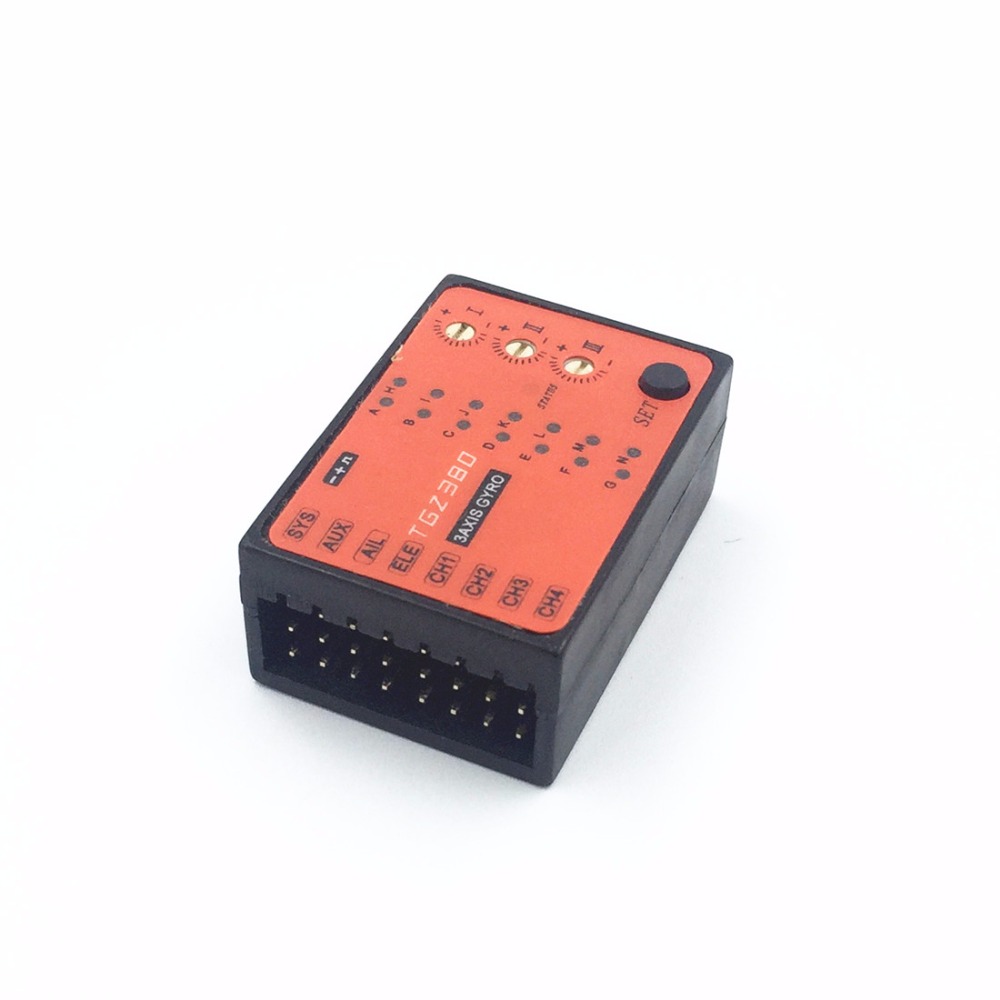 Mb tgz 380 3 akse gyro flybarless system for align trex t-rex etc . 450 550 600 700 rc helicopter fbl dfc