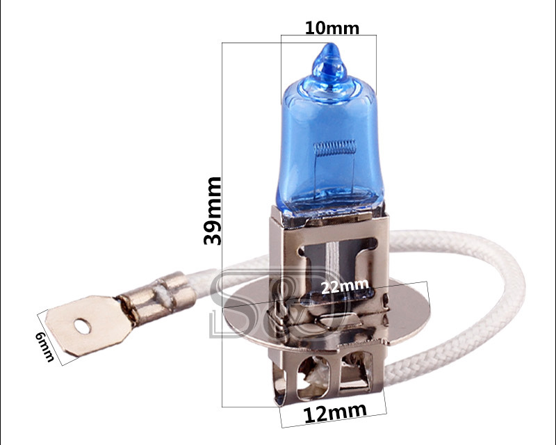 S & D H3 100W 12V Halogen Birne Super Xenon Weiß Nebel Lichter hoch Energie Auto Scheinwerfer Lampe Auto Lichtquelle parkplatz