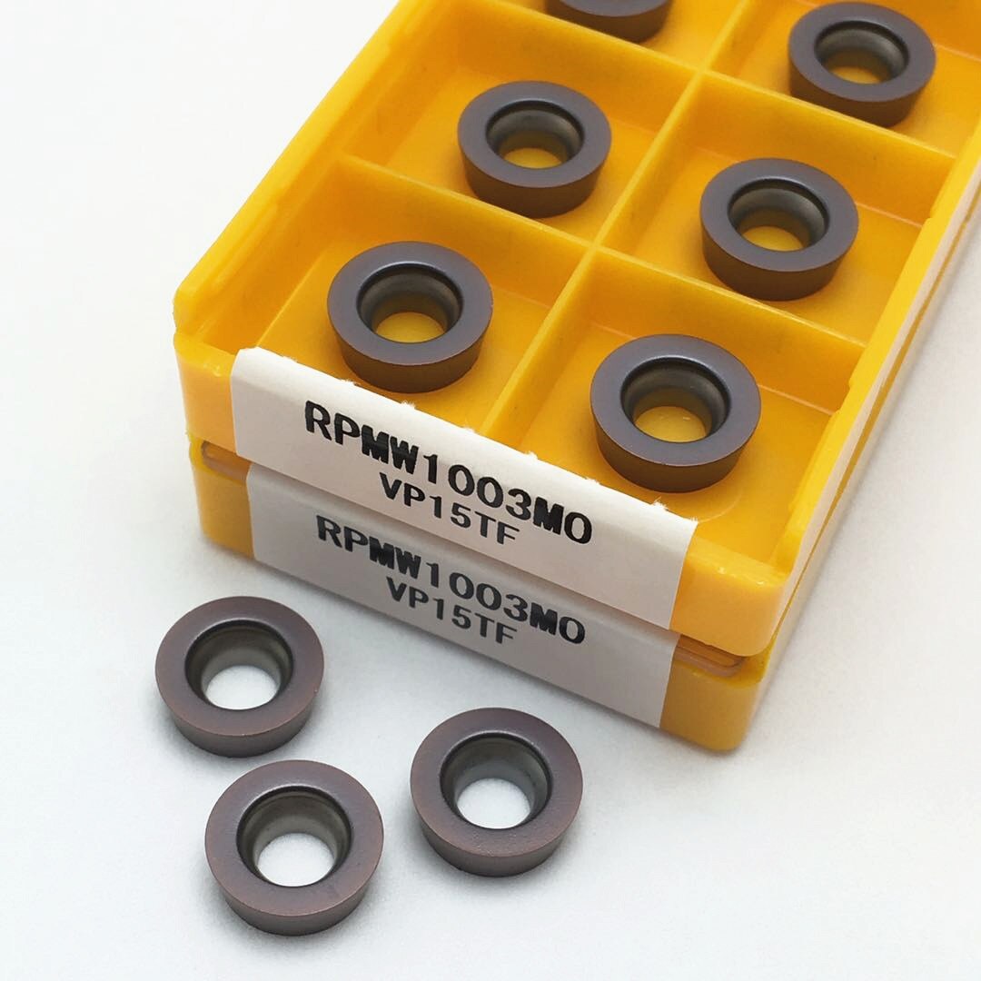 RPMT1204 RPMW1003 RPMT10T3MO E JS VP15TF inner round carbide insert RPMT 1204CNC metal lathe tool RPMW