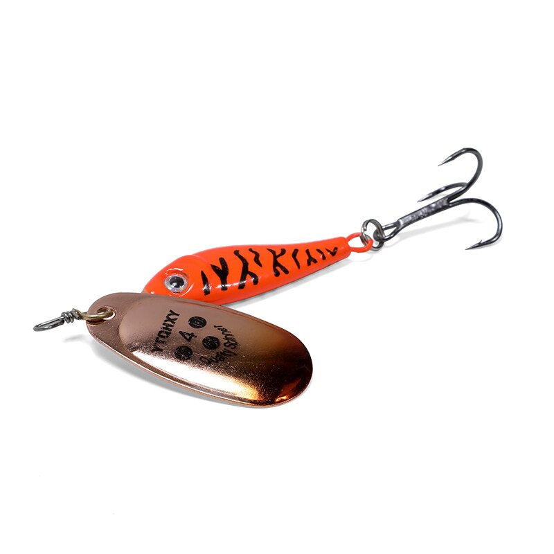 Cuillères à leurres de pêche à la traîne, appâts ménés de type cuillère, Wobbler en métal pour la truite, Wobbler, truite, 11G 15G 20G