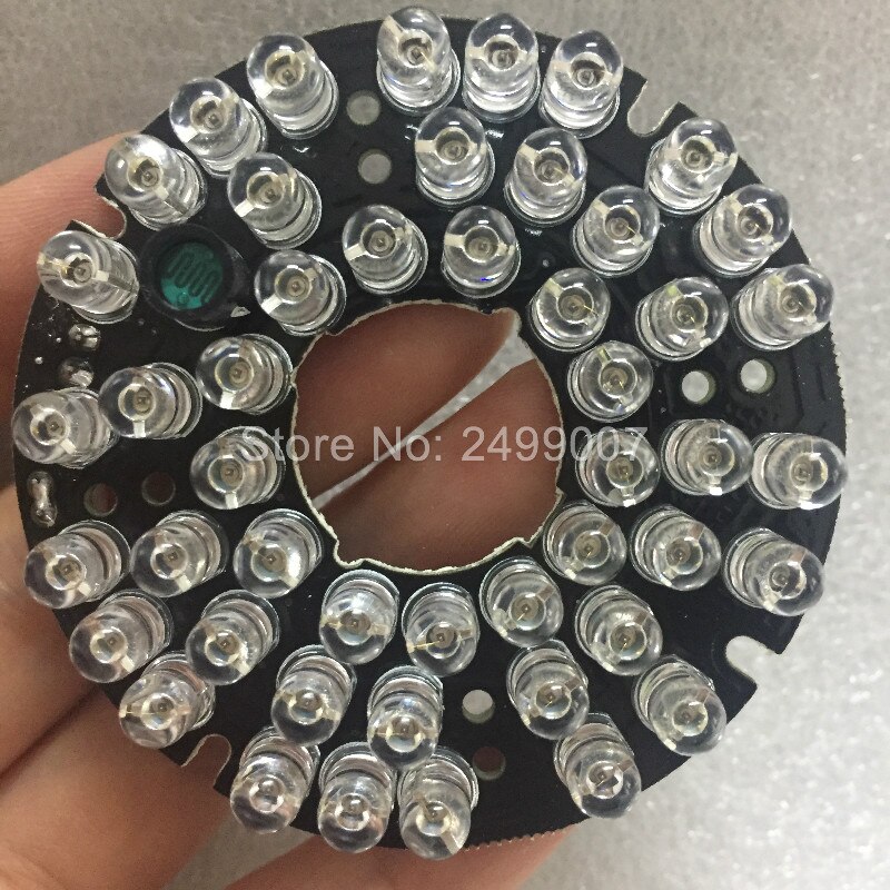 Lihmsek 940nm näkymätön valo ei punaista valotusta led-levy 48 kpl led-valolevy 90 asteen valolevy infrapunavalokameralle