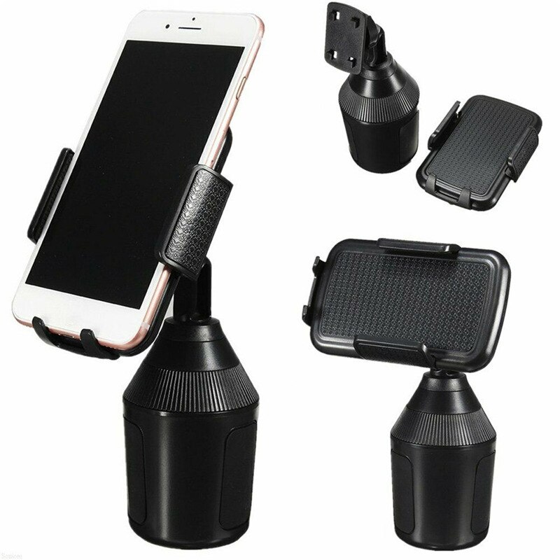 Universal Adjustable Cup Holder Car Mount 360 Degree Rotatable For Cell Phones Extra Long Neck