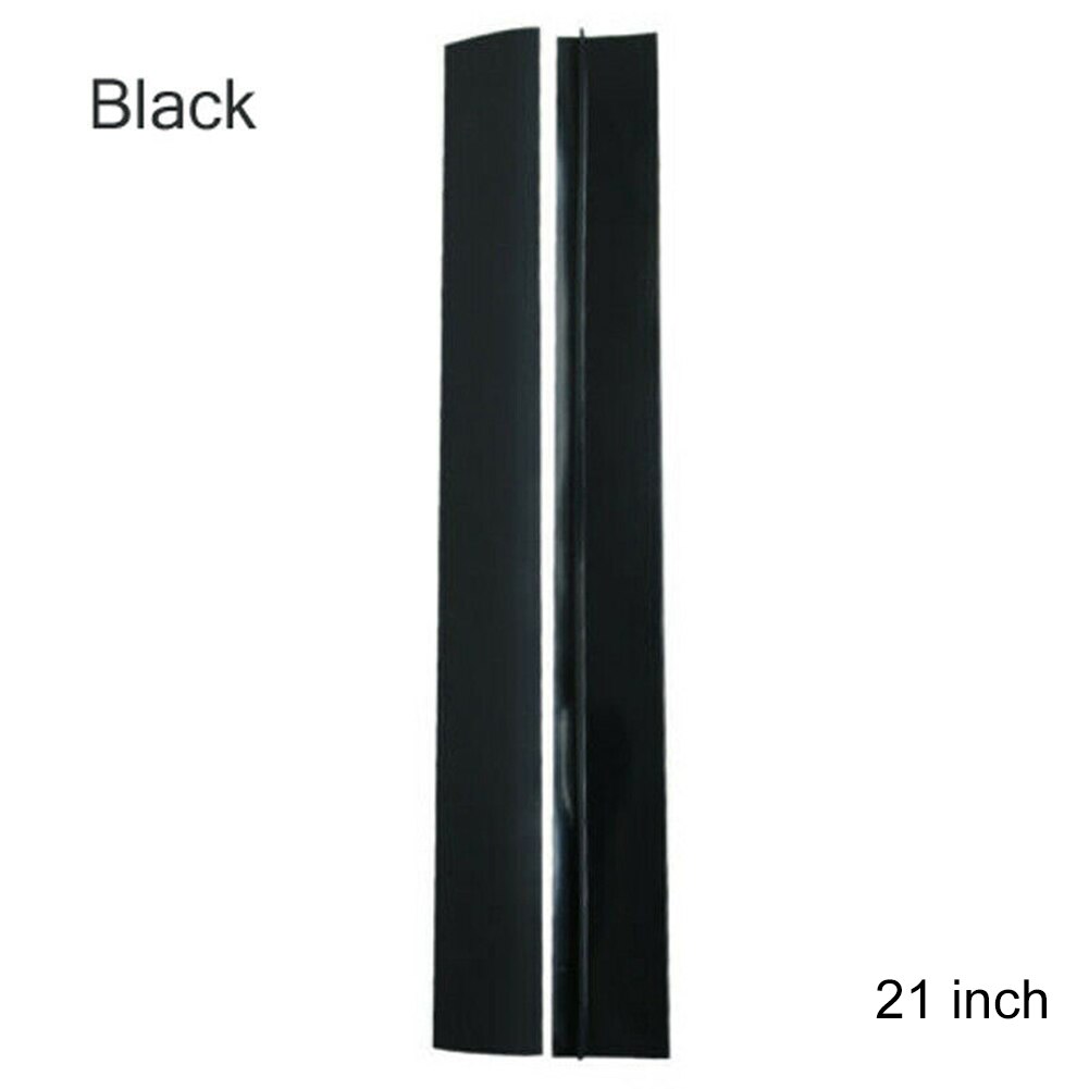 Kitchen Stove Counter Cover T-shaped Strip Waterproof Silicone Stove GapCaulk Tape Filler Tool K888: Black  21 Inch