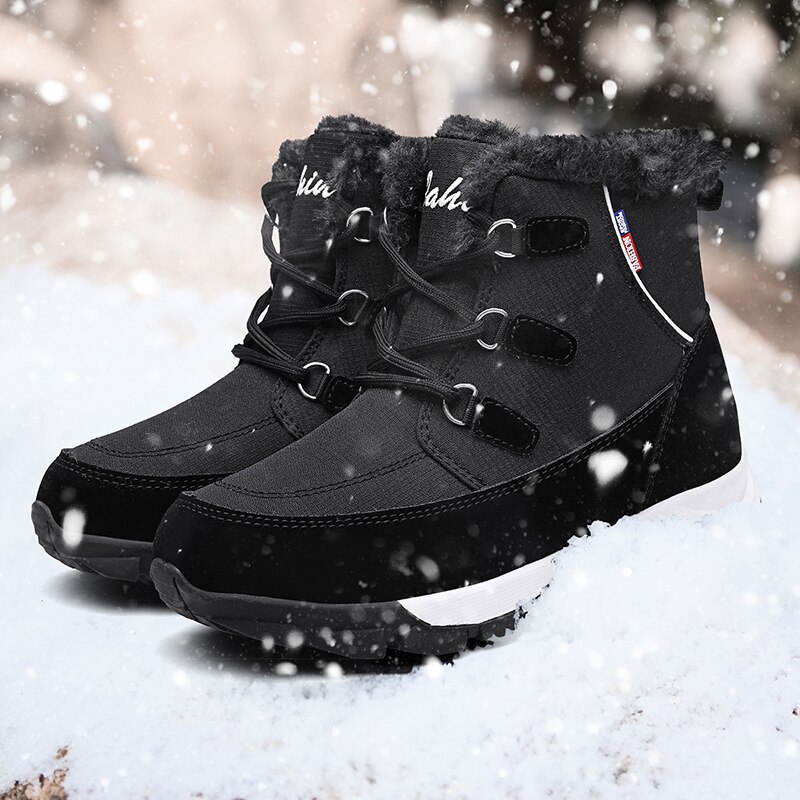 Nouvelles femmes bottes imperméable neige baskets femme en peluche bottes d'hiver femmes cheville Botas Mujer hiver chaussures femme grande taille 42