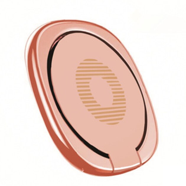 Telefoon Ringhouder - 360° Draaibaar - Metaal Zinklegering - Auto-houder Compatibel - Lichtgewicht Dunne Vingerstandaard: Rood