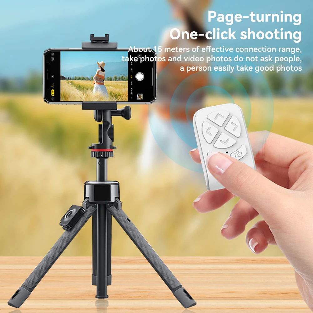 7-knoppen Bluetooth-afstandsbediening Scrollende vingertelefoon Videobediening Selfie Stick Automatische pagina Vingertopcameracontroller