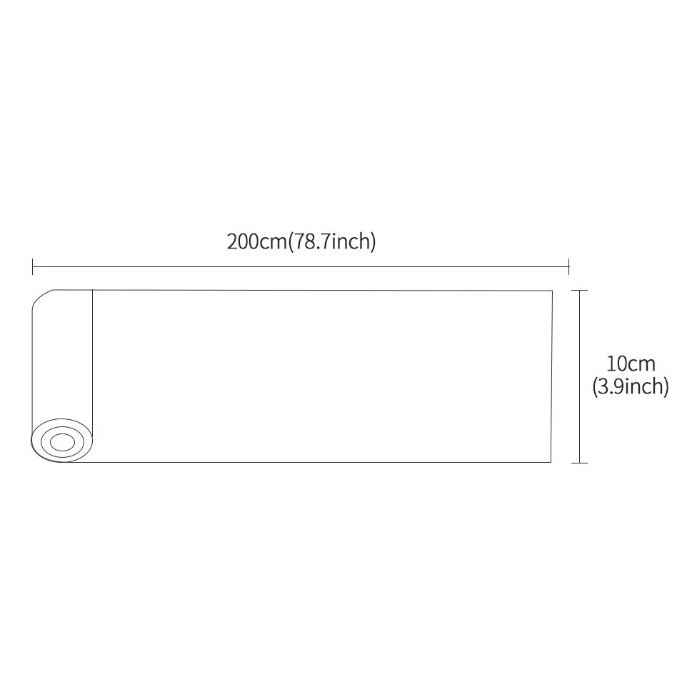 2M Self-Adhesive Side Line Tile Sticker Ancient Greek Pattern Bathroom Kitchen Restaurant Wall Stair Floor Border Wall Sticker H