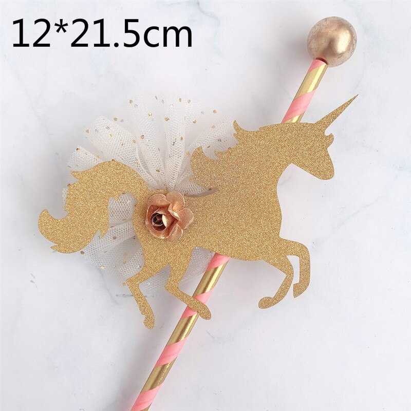 Happy Birthday Cake Topper Prince Princess Party Favors Decoration Supplies Baby Shower Decorations Cake Decorating Tools: A