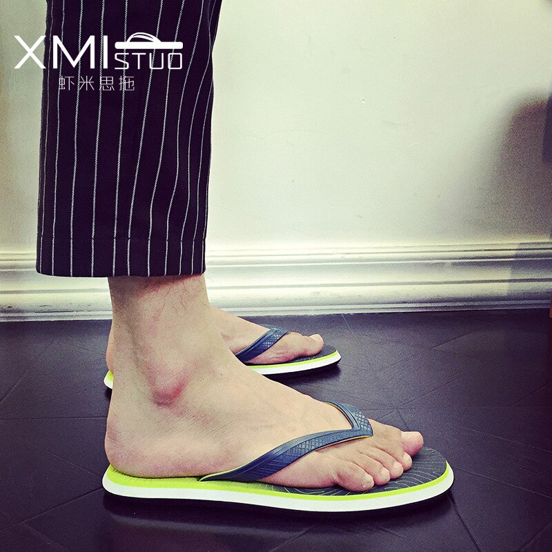 Summer men's flip-flops Man is cool slippers sandals gradient drag home home cool slippers