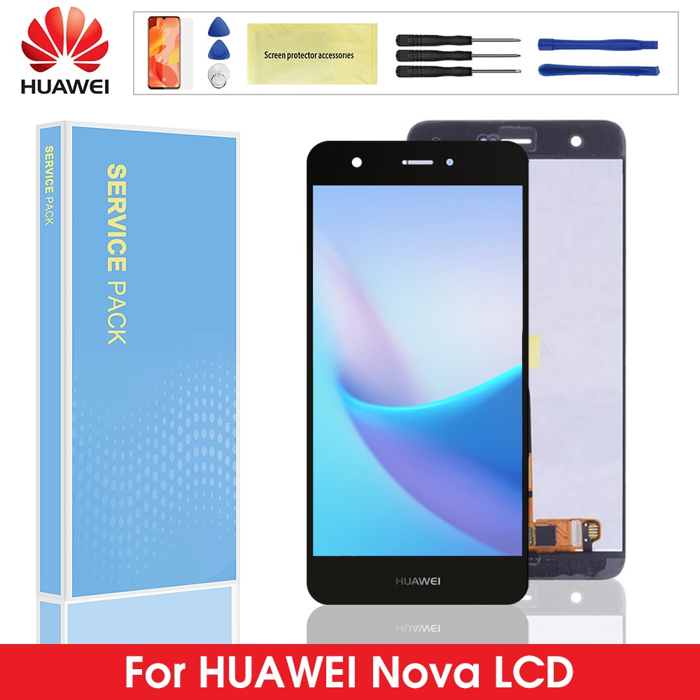 Originele Display Voor Huawei NOVA LCD Touch Screen Digitizer Vervanging Voor Huawei Nova CAN-L01 CAN-L02 CAN-L03 CAN-L11 L12 L13